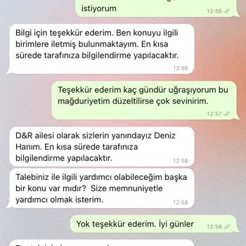 D&R Online Alışveriş Mağduriyeti