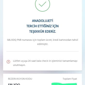 Anadolu Jet Esnek Bilet Saçmalığı