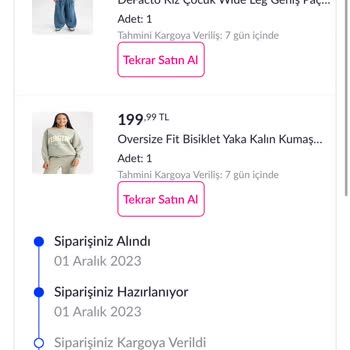 Pazarama Şikayet. İade Oluşturamıyorum