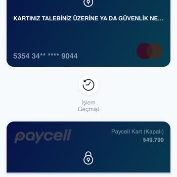 Paycell Kartlarım Güvenlik Nedeni İle Kapatıldı