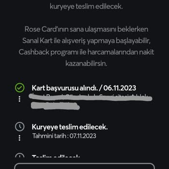 Papara Kartım Bir Aydır Gelmedi