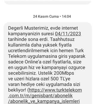 Türk Telekom Tarafından Mağdur Edildik