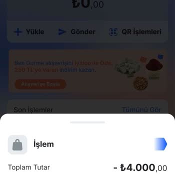 Iyzico Parama El Koydu!