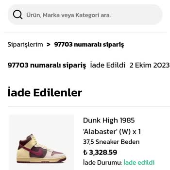 Wunder Ziraat Kredi Kartında İade Ettiğim Ürünün Para İadesi Gözükmüyor