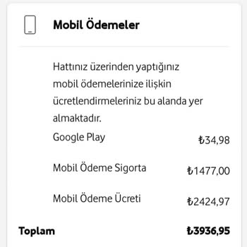 Vodafone Onayım Olmadan Faturama Mobil Sigorta Ücreti Yansıtıyor?