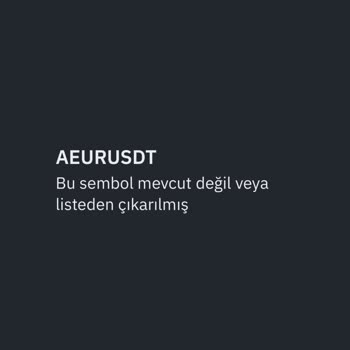 Binance EUR Coin Askıya Alınma Durumu