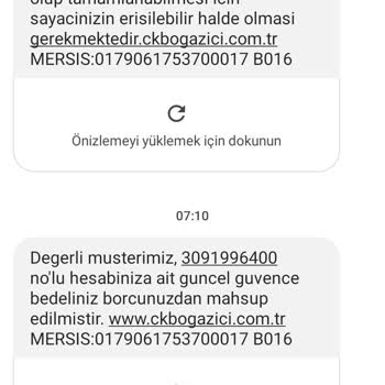 CK Boğaziçi Elektrik Güvence Bedeli Borçtan Mahpus Edilmesi