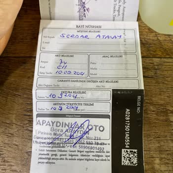 Varta Akü Problemi Paylaşımı İçin