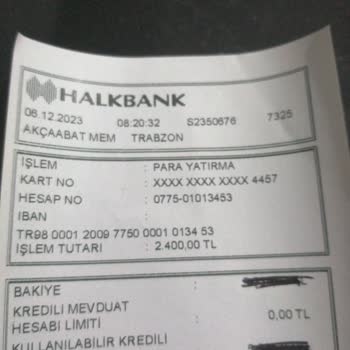 Halkbank ATM Para Yatırma Çek