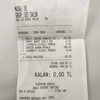 Doyuyo Menü İçeriği Eksik Veriliyor!