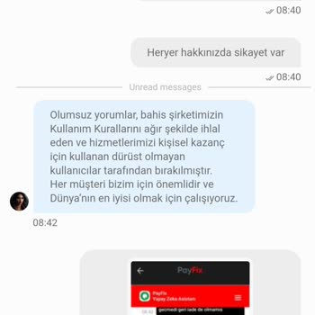 Ödeme Yapılmaması 1 Win