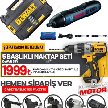 Trendyol Sitesine Güvenerek 5 Başlıklı Şarj Lı Set Siparişi