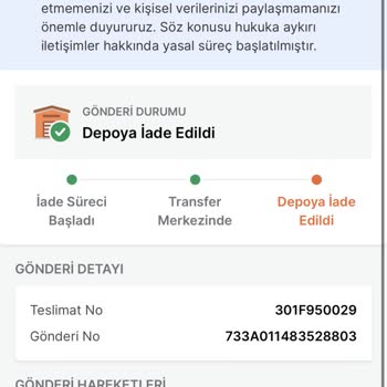 Trendyol Ücret İadem Yapılmadı