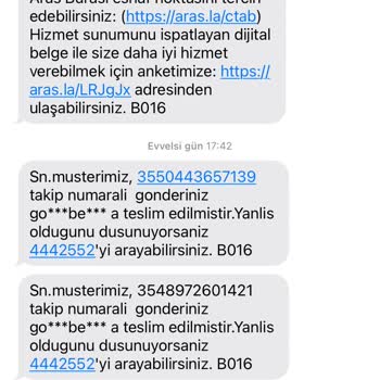 Aras Kargo Kargoyu Atıp Gidiyor