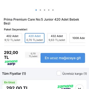 Cimri Bebek Bezi Fiyat Farkıyla Karşı Karşıya!