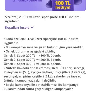 Getir, Kampanya Uygulatmıyor...