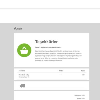 Dyson V15 2 Haftadır Cihazımı Yollamıyor