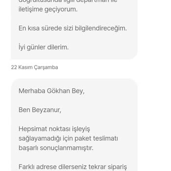 Hepsiburada Teslim Edilemeyen Ve İade Edilemeyen Ürün.