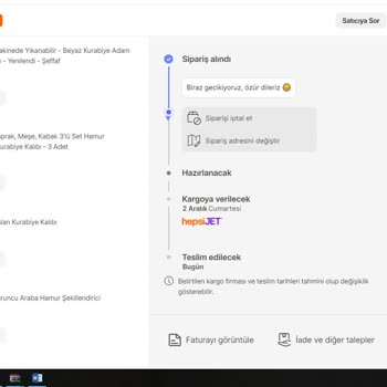 Hepsiburada Kargo Gecikmesi!