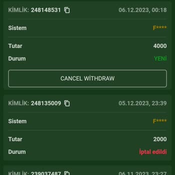 Lensbahis Güven Bunalımı: Kazancım Ödenmedi