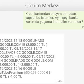 Google Ads Ve Enpara Habersiz Para Çekimi