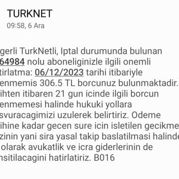 TurkNet Haksız Fatura Çıkartıyor