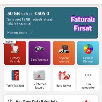 Vodafone Her Ay Eksik Paket Veriyor