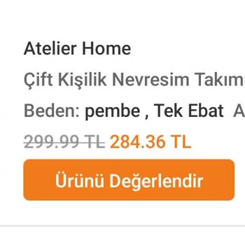 Trendyol Atelier Home Dan Şikayetçiyim