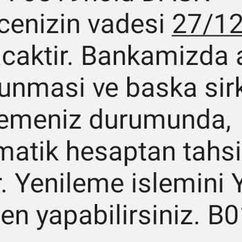 Yapı Kredi Bankası Otomatik Yenilenen Poliçe Tehdidi!