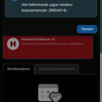 MHRS (Merkezi Hekim Randevu Sistemi) 3 Aydır Aile Hekimi Randevusu Alamıyorum!