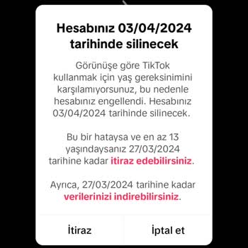 TikTok Yaş Sınırı Ve İhlal Sorunu!