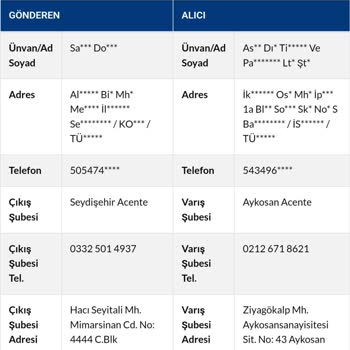 Sürat Kargo Her Zaman Ki Gibi
