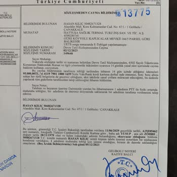 Güre Hattuşa Termal Termal Cayma