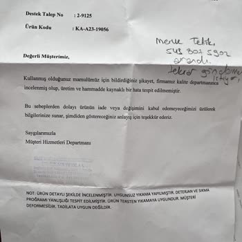 Kayra Giyim Kullanıcı Hatası Dedikleri Ürün