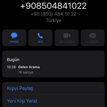 0850 484 10 83 Yanıltıcı Arama Ve Taahhüt Tehdidi