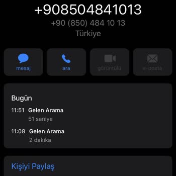 0850 484 10 83 Yanıltıcı Arama Ve Taahhüt Tehdidi