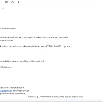 Akbank Chip Paramı Vermiyor