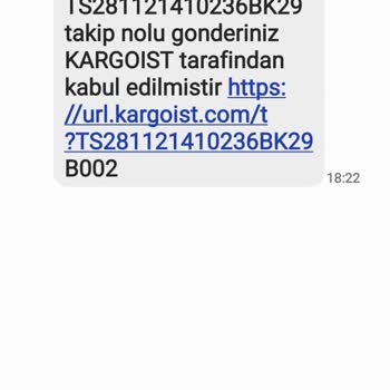 Kargoist Ürünleri Teslim Etmiyor