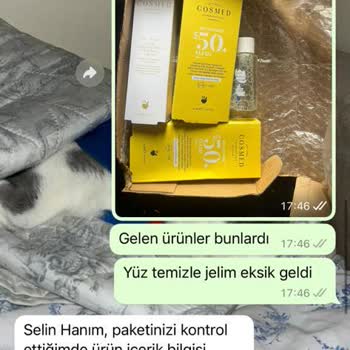 Cosmed'den Eksik Ve Ulaşılamaz Ürün Şikayeti