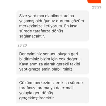 Migros Yemek İade Ve İletişim Sorunu