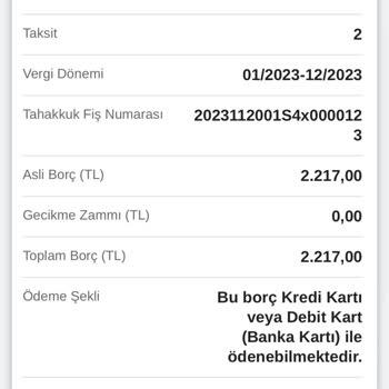 Otokoç Ek Motorlu Taşıtlar Vergisi