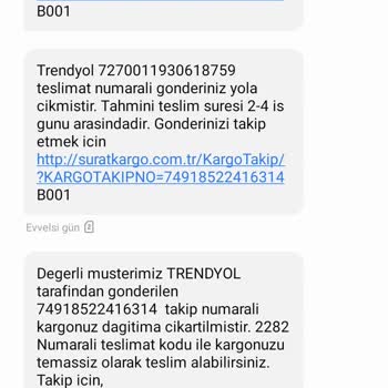 Sürat Kargo Ürünler Teslim Edilmiyor