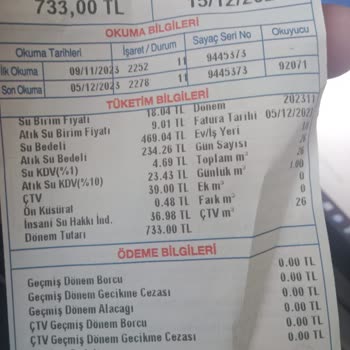 İSKİ Atık Su Bedeli