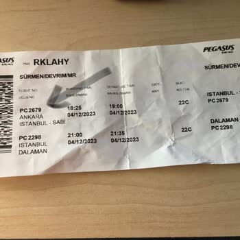 Pegasus Yüksek Silah Bagaj Ücreti Tahsilatı