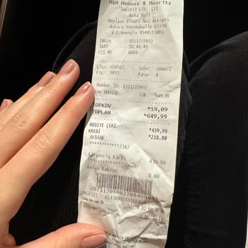 H&M Mağazadan Değişim Sorunu