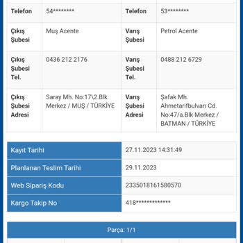 Sürat Kargo Diyarbakır Aktarma Merkezinde Kargonun Kaybolması