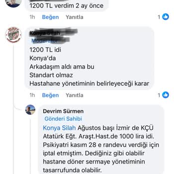 Fethiye Devlet Hastanesi Fethiye Devlet Hast. Silah Ruhsatı İçin Yüksek Heyet Raporu Ücreti