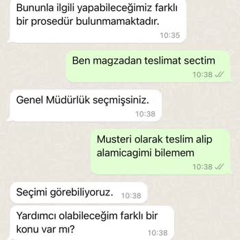 Pull And Bear Yanlış Teslimat Şubesi Seçtirip Ürünümü İptal Etti.