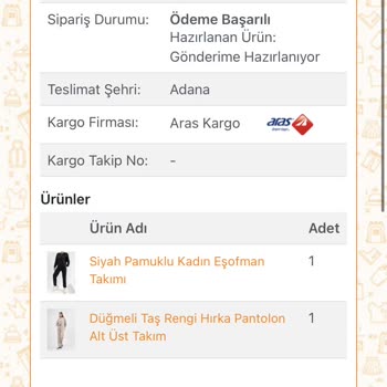 Nare Giyim Kargonun Geç Gelmesi