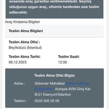 Kar Rent A Car Kötü Hizmet Ve Kaba Tavır!